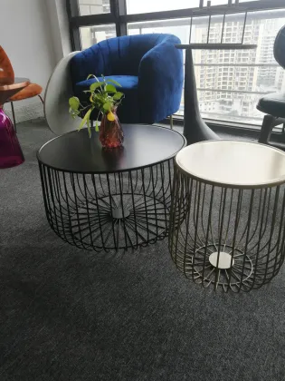 mid century modern black gold side coffee table