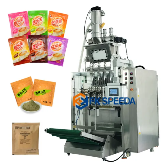 Automatic Multi-Lane Sealing Packing Machine for 3/4 Sugar Sides: Ideal for 5g Stick Bag Packaging