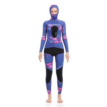 Zeegezein dames twee stukken neopreen spearfishing wetsuits