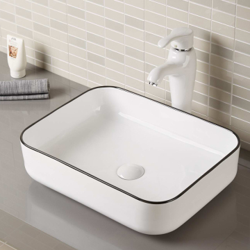 Modern Hotel Luxury Ceramic Bathroom Sinks: New Designs and Standard Sizes
