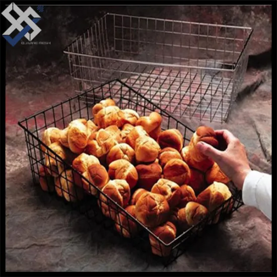 China Anping factory supply ss304 wire mesh kitchen cooking basket