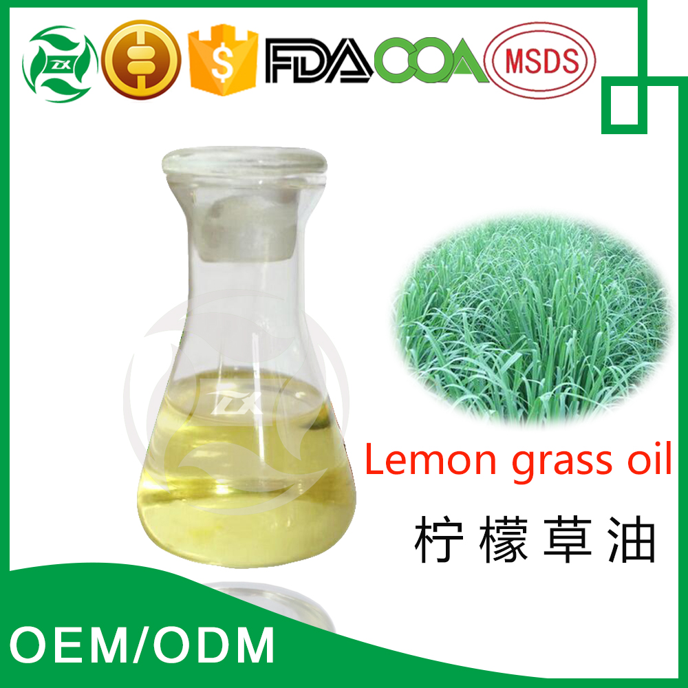 Aceite de hierba de limón de alta calidad 100% natural