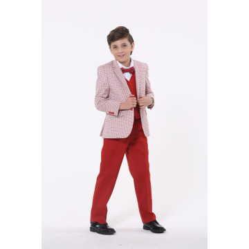 latest fashion design plaid boys blazer