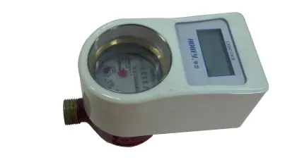 Anti-theft prepaid water meter