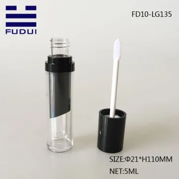 5ml UV Black Empty Lipgloss Container Lip Shape