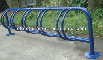 Galvanized steel floor-mounted bike rack,floor mounted outdoor bike racks