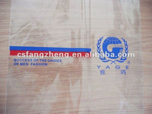 2012 Cheap printed OPP plastic bag with Self adhesive with Pearlised film hanging hole