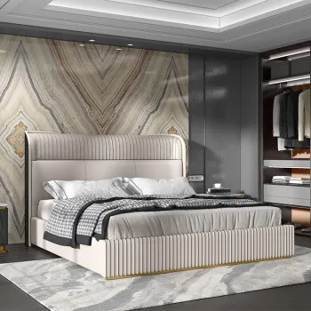 High-Quality Luxury Beds and Furniture: Explore Latest Design Options in Nubuck Leather Bed Frames