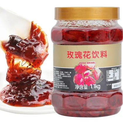 1.1kg Xianhuo Hot Selling Rose Flower Tea Sauce Tea Jam for Liquor Stores
