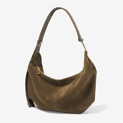 Matte Cowhide Retro Dumpling Bag Chic Niche Choice