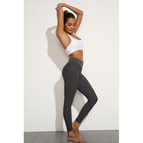 Yoga Leggings Set Jacquard  Seamless Yoga Leggings Manufactory