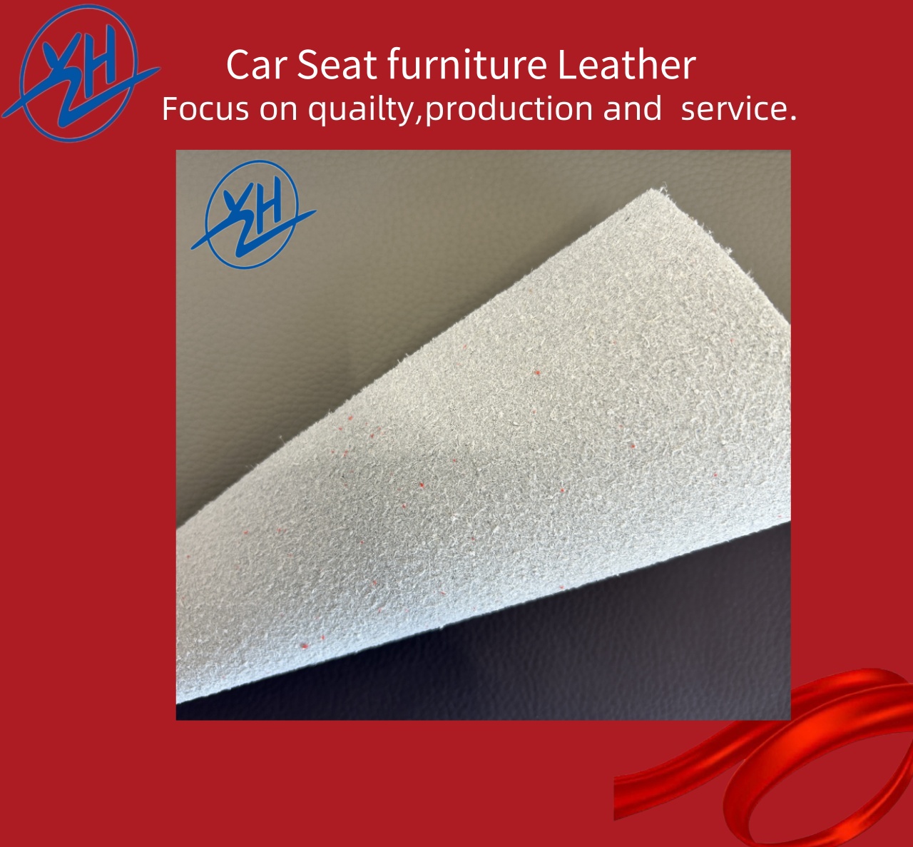 Cuero artificial de PVC duradero ideal para muebles
