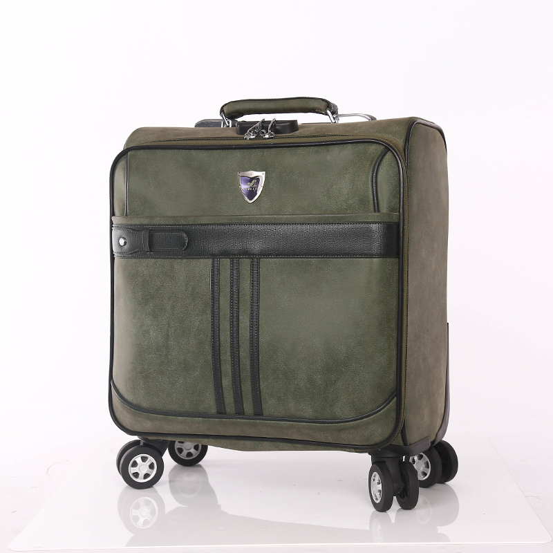 Portable Suitcase PU luggage 