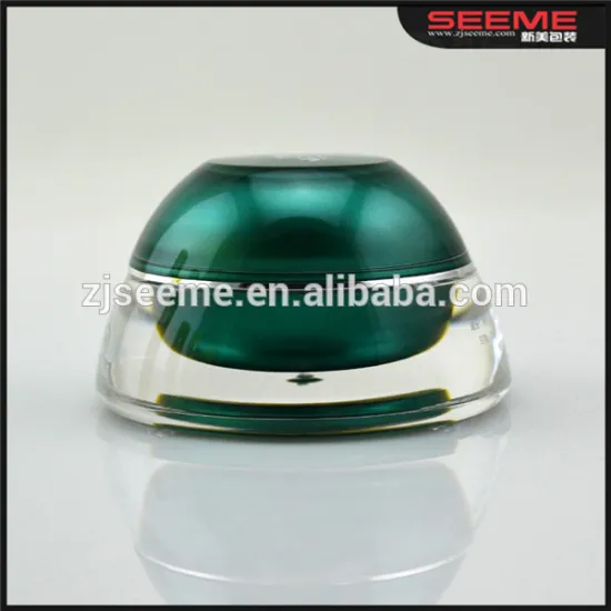 2016 plastic double wall jar for cosmetic /cosmetics packaging mat silver jar 50g 30g 15g