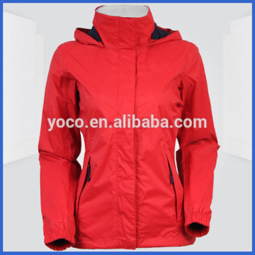 Women polyester windbreaker coat