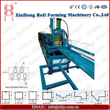 Punching line by foot layer