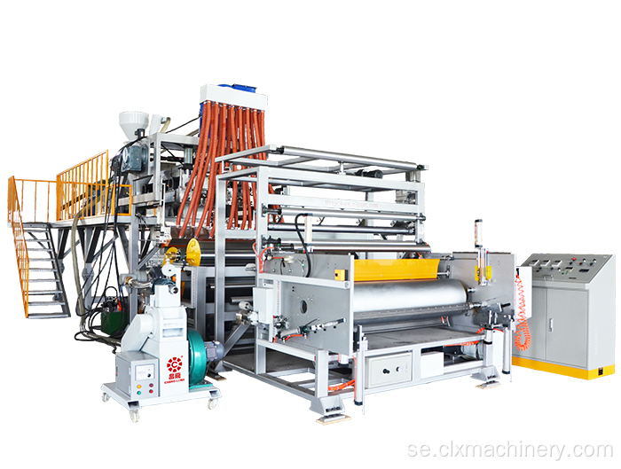 Fem lager Co-extrudering Intelligent Casting Film Machine