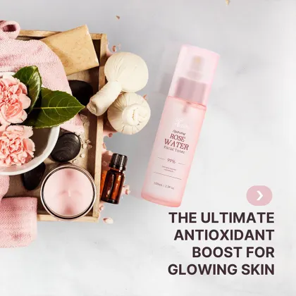 Private Label Rose Water Face Toner - Anti-Aging Hydrating Moisturizing Spray