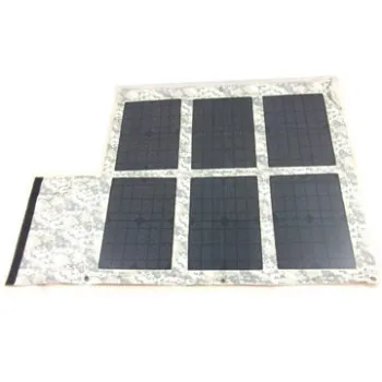 Foldable Solar Charger, Camouflage Cover, with Handle for Easy Carrying