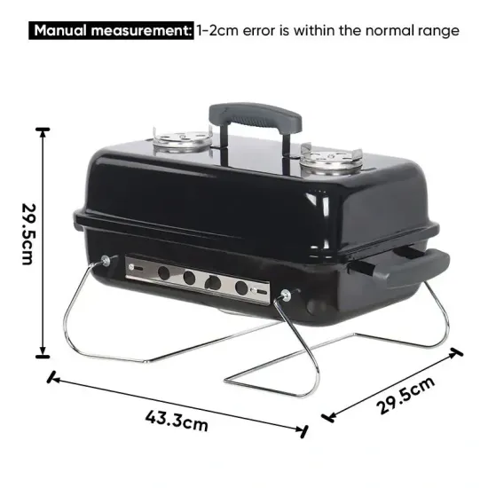 Foldable Small Size Stainless Steel BBQ Charcoal Grill