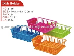 dish holder with tray