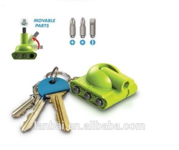 4 in 1 mini tool set with Keychain