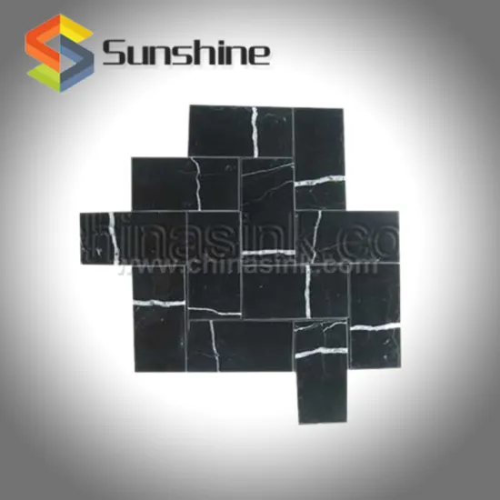 Forst Black Marble Natural Stone Subway Tile