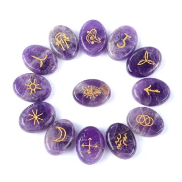High Quality Handmade Witch Rune Healing Stone Fengshui Gift