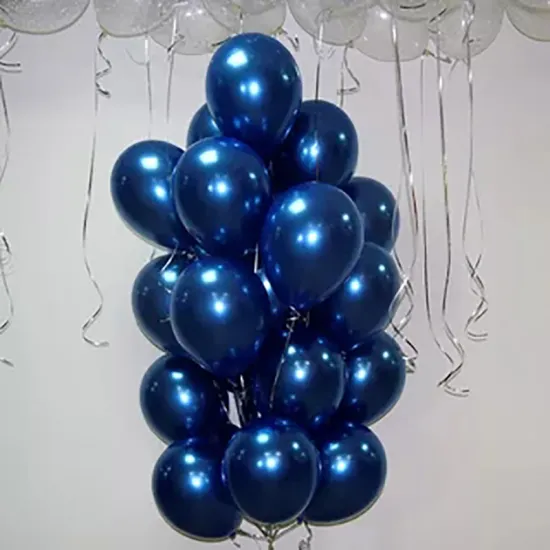 50/100pcs Navy Dark Blue Metallic Balloons Midnight 10inch Thick Latex Balloon Helium Balloon Wedding Birthday Party Decoration
