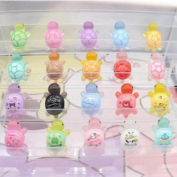Cartoon Glow-in-the-Dark Turtle Resin Accessories