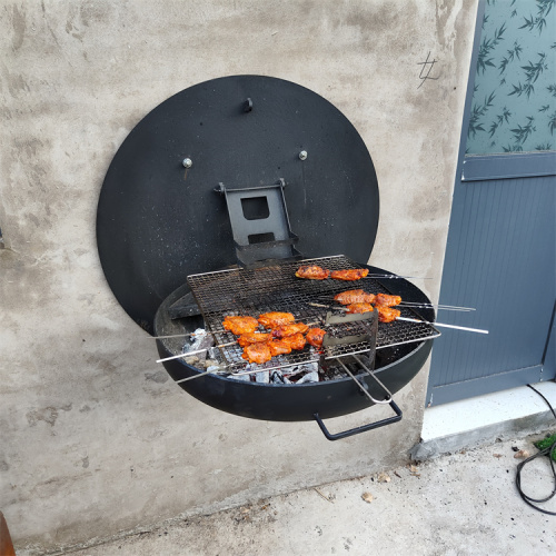 China Corten Steel Fire Pit Garden Grill For Cooking Factory