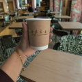 Copos de café de parede dupla com impressão ecológica de 8 onças