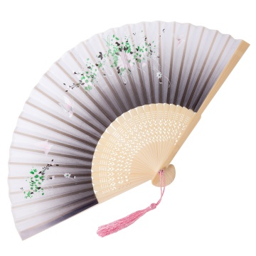 Custom Printed Art Hand Fans: Fabric, Wood, Bamboo, and Paper