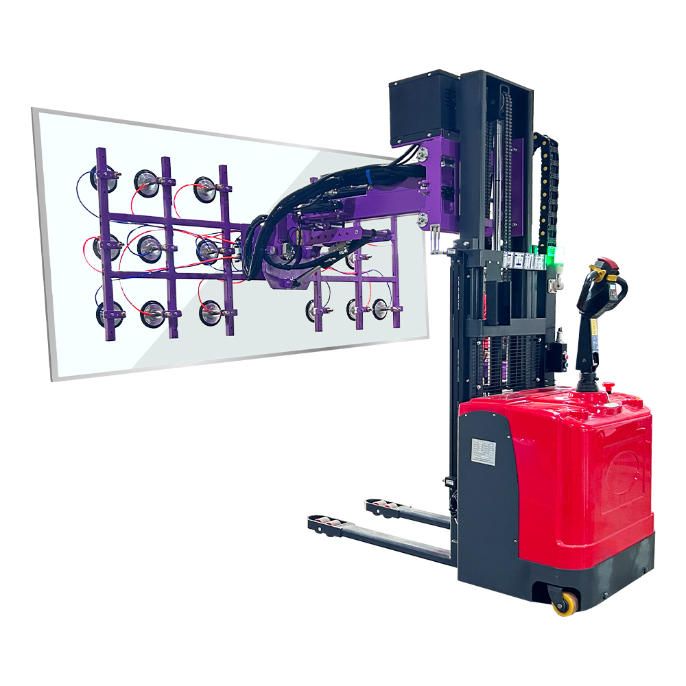 Electric Forklift Transporter for 100kg Glass Frame (2)