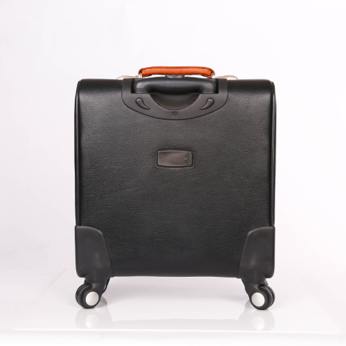 2018 Customized Design Classic PU Trolley Luggage Bag