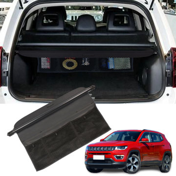 Retractable Parcel Shelf Cargo Cover for Jeep Compass 2011-2016