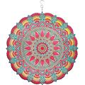 Mandala Wind Spinner para jardim ao ar livre