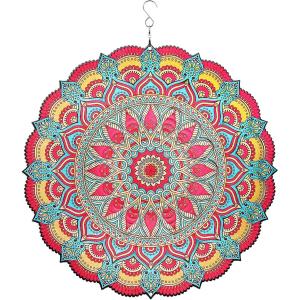 Mandala Wind Spinner para jardim ao ar livre