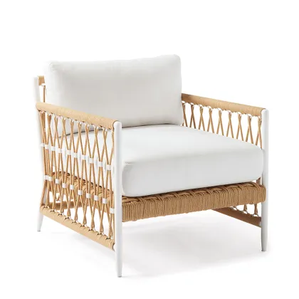 Leisure Design Upholstered Rope Lazy Deep Sofa