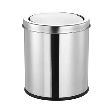 Hands-Free Swing Lid Trash Can for Countertop