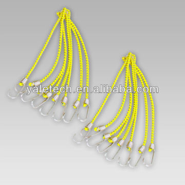 elastic rubber cord with 8 hooks from china manufacturer