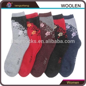 Wool Socks Customized Design Winter Terry Ladies Socks Manufacturer