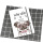 Custom adorable dog style strap hardcover notebook