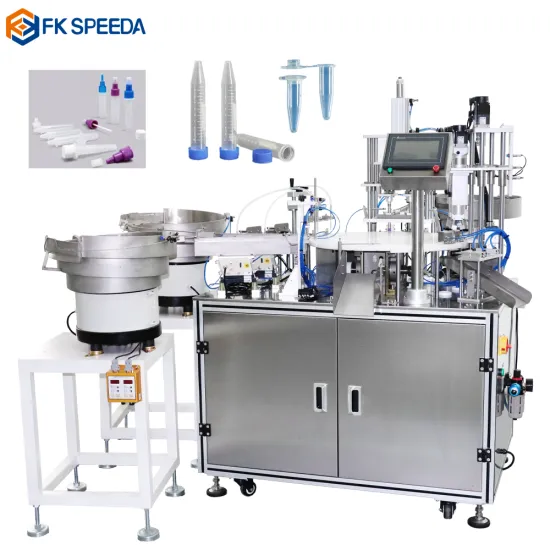 Full-Automatic 2-Head Tube Ampoule Filling, Sealing, and Capping Machine for 5ml to 100ml Volumes with 10ml Liquid PET Bottle Handling