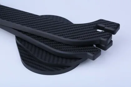 carbon door cover anti scratch sticker frame tesla