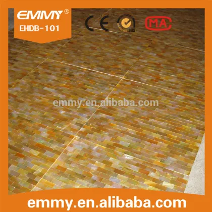 wholesale golden shell mosaic river shell for hall/bar/furniture wall tile