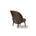 Bergere Single seat Hug Fabric Lounge Armchair