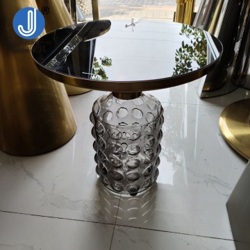 Modern Glass Top Side Table - New Arrival European Living Room Furniture