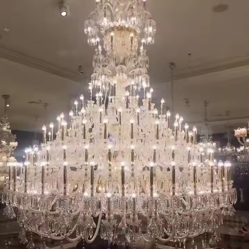 Modern Large Luxury Crystal Chandelier for High Quality Hotel Decoration