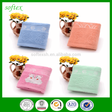 14s weak twist solid color embroidery bath towel stocks